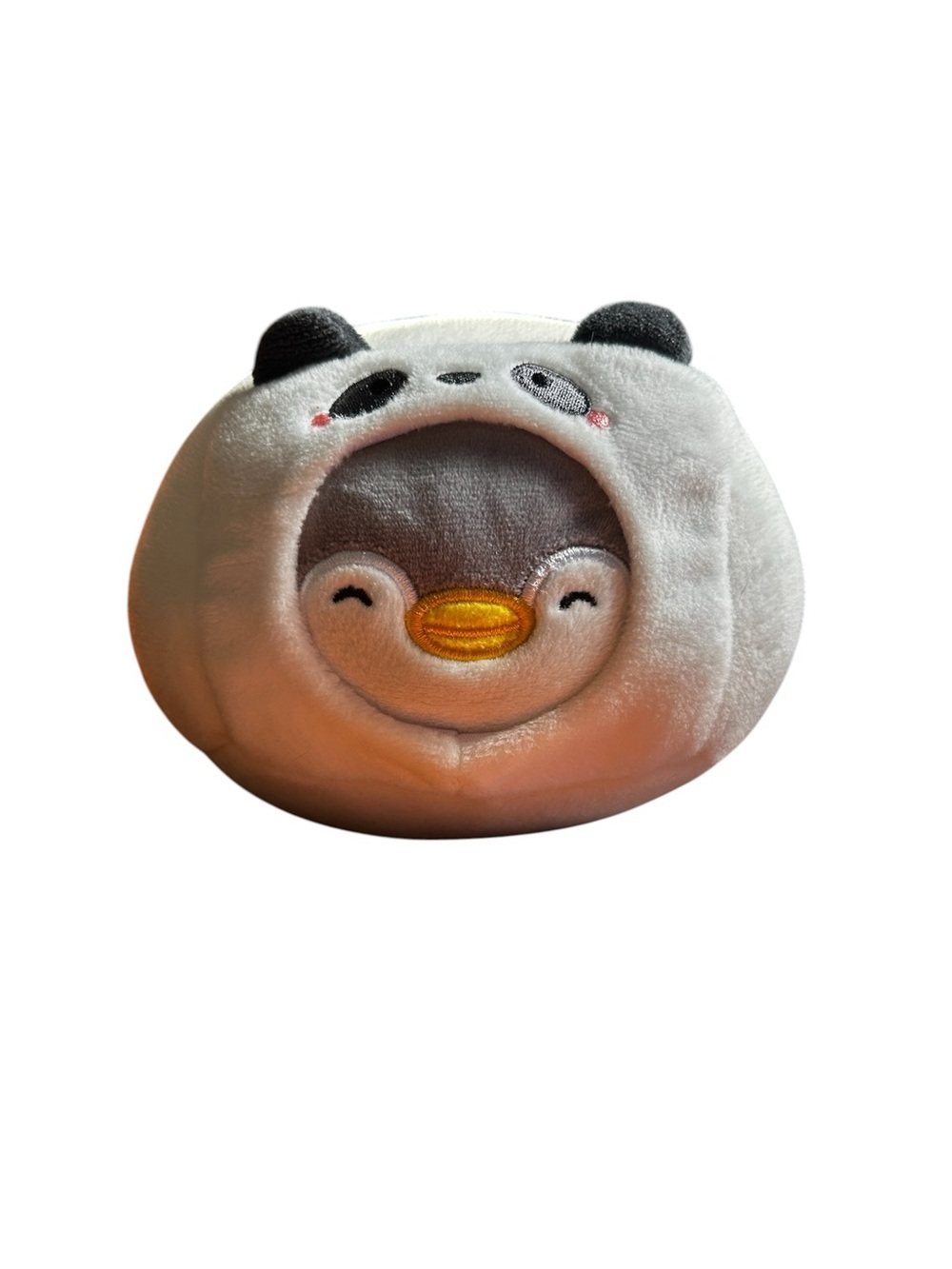 MINISO Life Penguin in Panda Costume Plush | Capsule-Style Pillow Squish